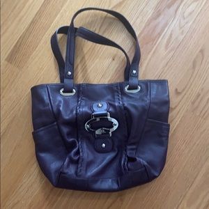 Anne Klein eggplant bag